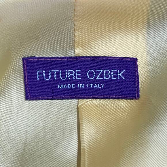 FUTURE OZBEK Size 6 Brown Rayon Blend Single Breasted Blazer Mini Skirt Set - Picture 7 of 16